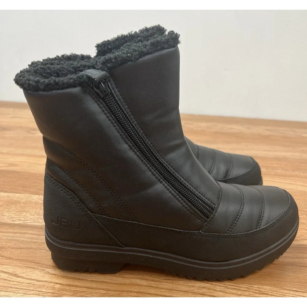 JBU Snowbound Black Winter Boots Women's Size 6.5